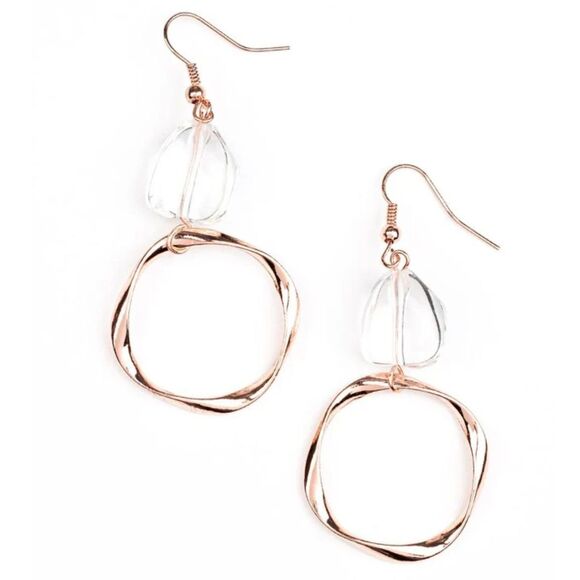 All Clear Copper Earrings (80) - Picture 2 of 3